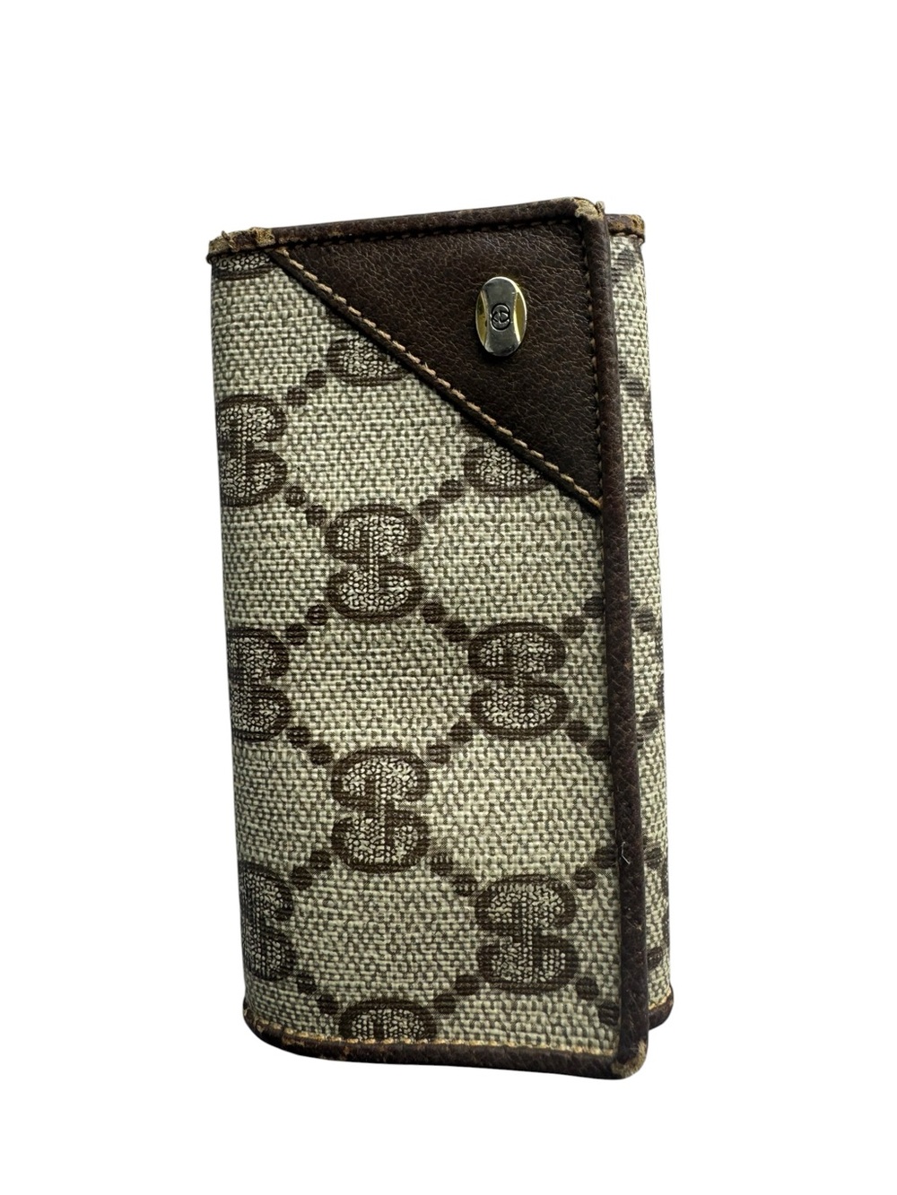 Vintage Gucci GG Monogram 6 Key Holder Case